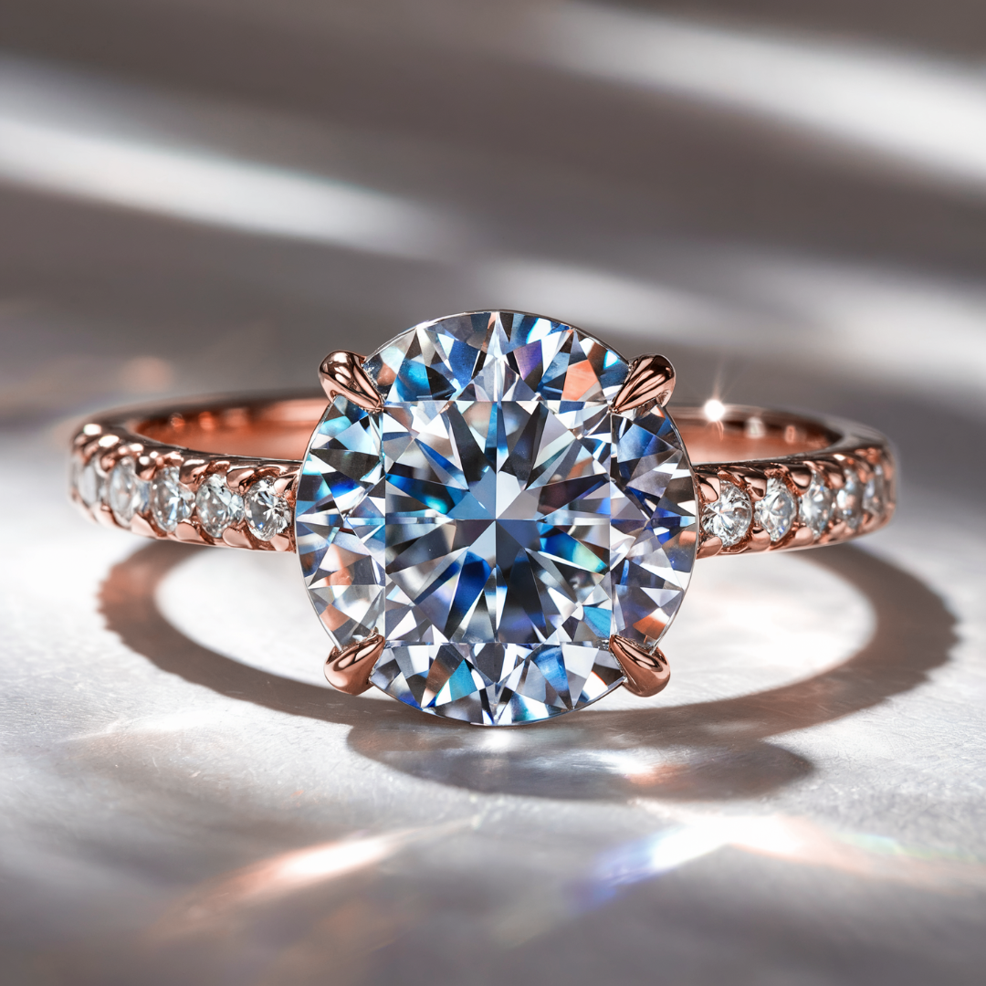 Celestial Flame Promise Ring