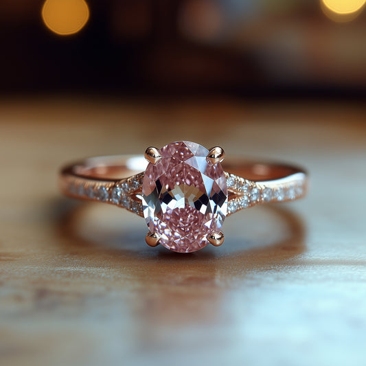 Petal Veil Engagement Ring