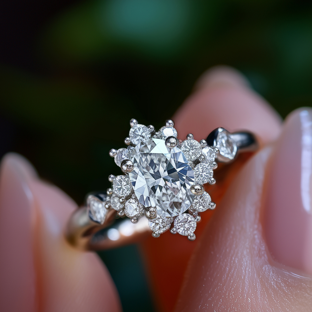 Dawn Whisper Engagement Ring