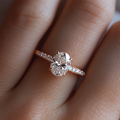 Ivory Blaze Promise Ring