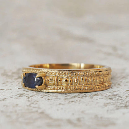 Unique Pharaohs Oval  Ring Band For Men