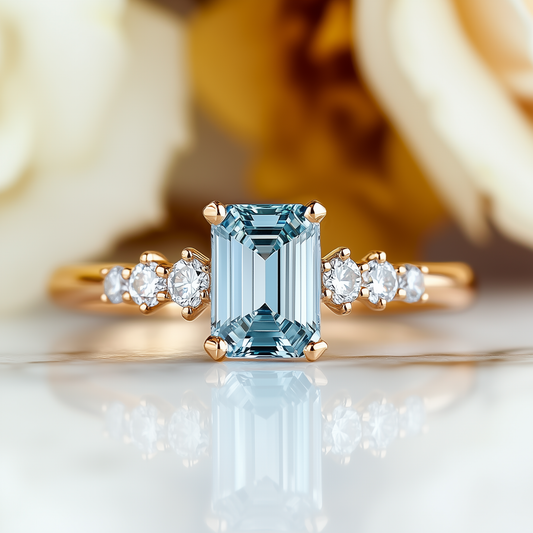 Orchid Gleam Promise Ring