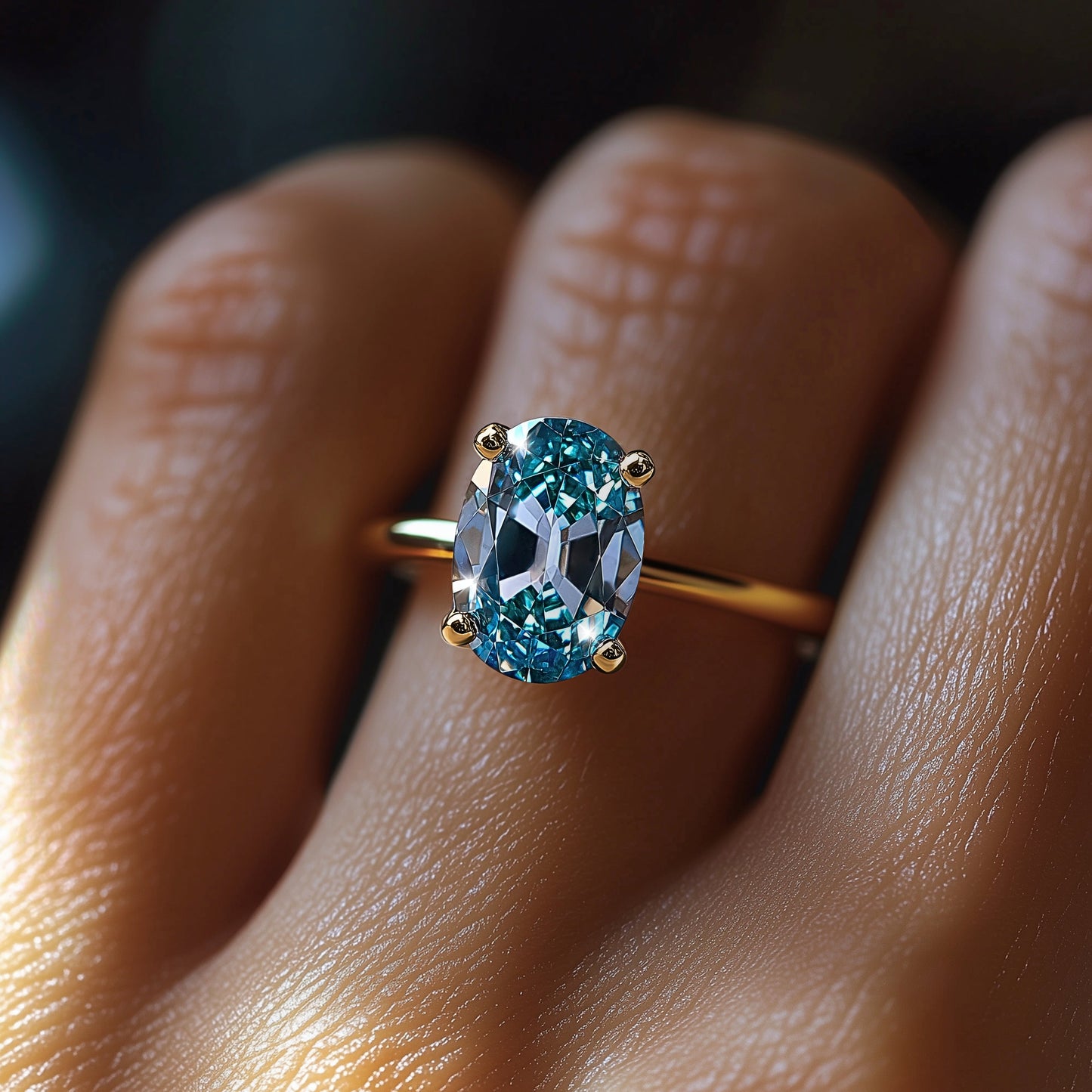 Cosmic Arc Engagement Ring