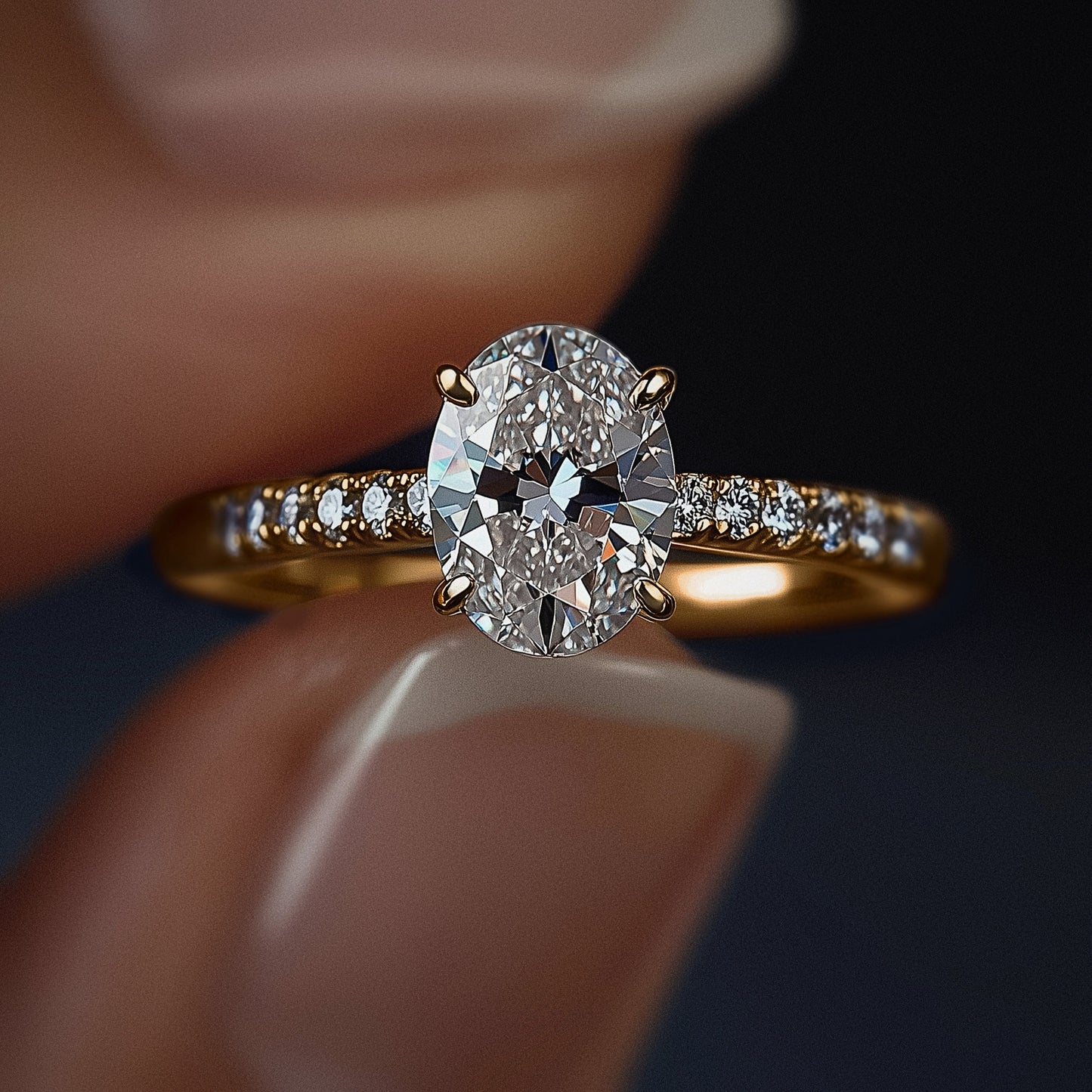 Ivory Blaze Promise Ring