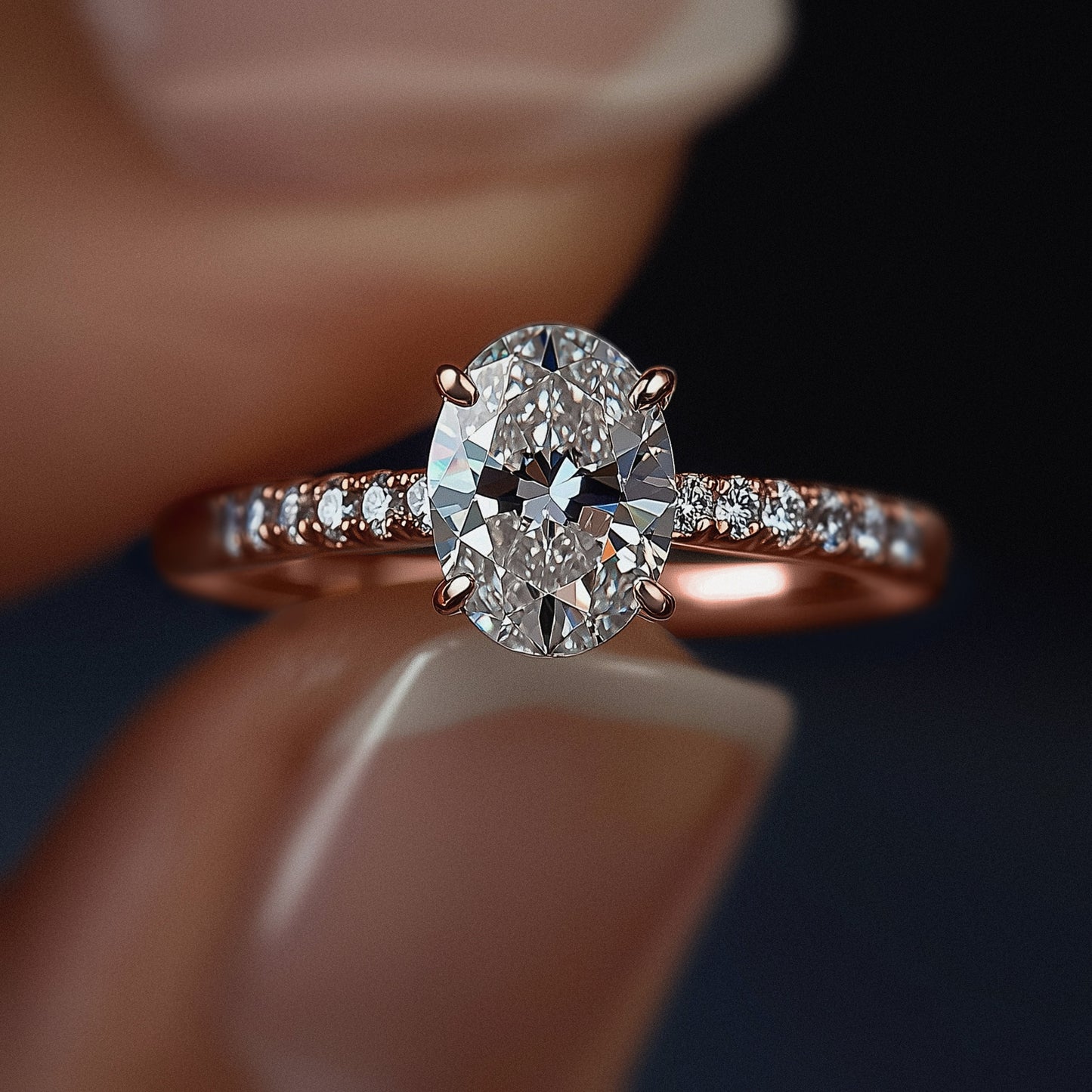 Ivory Blaze Promise Ring