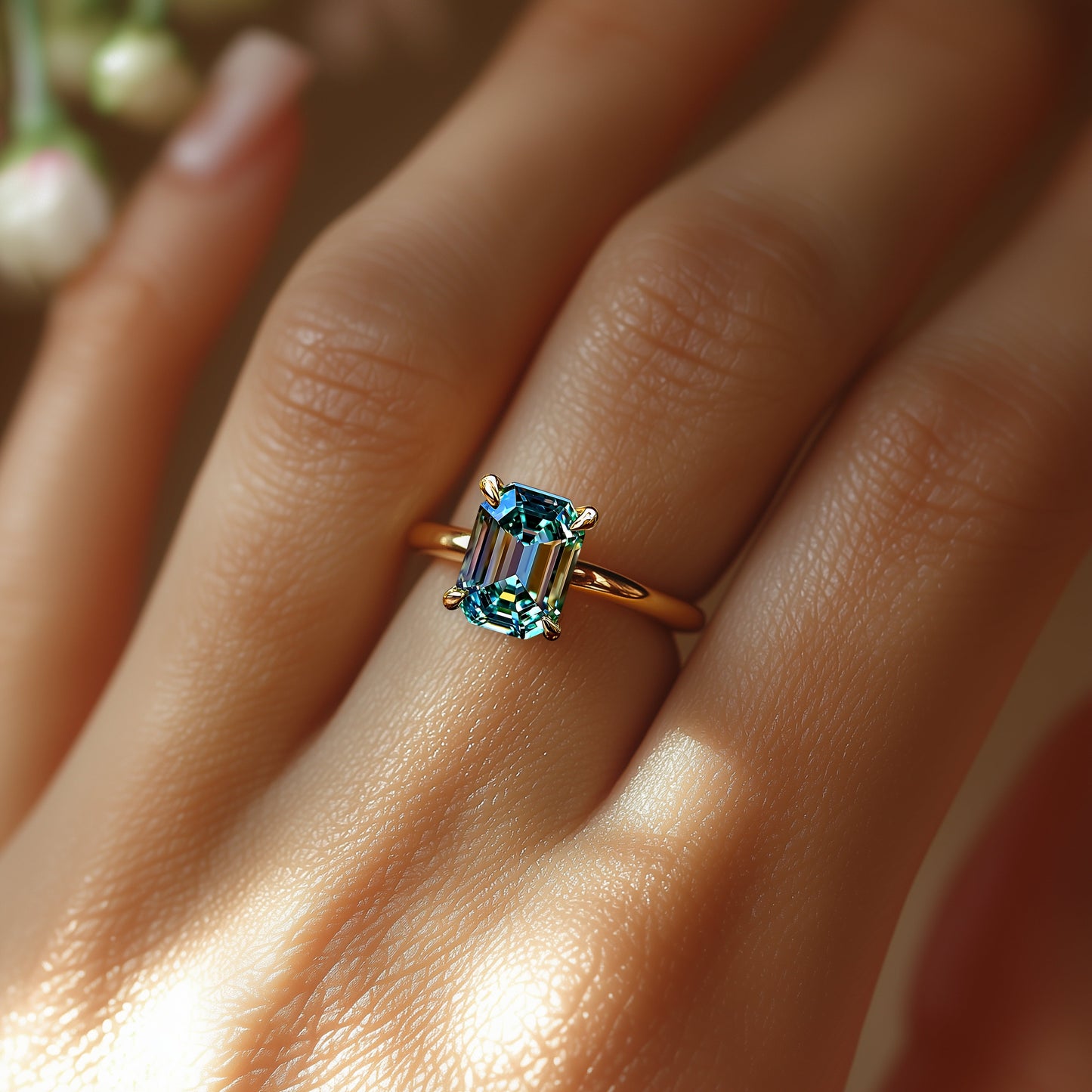 Chilled Radiance Engagement Ring