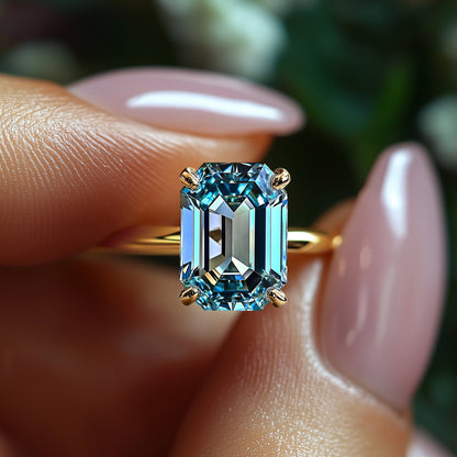 Dewdrop Spark Engagement Ring