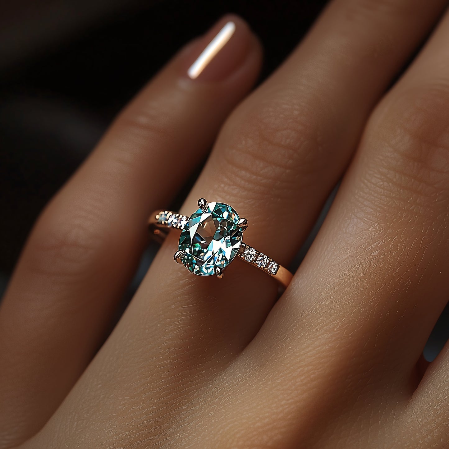 Stellar Wave Promise Ring