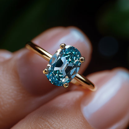 Cosmic Arc Engagement Ring