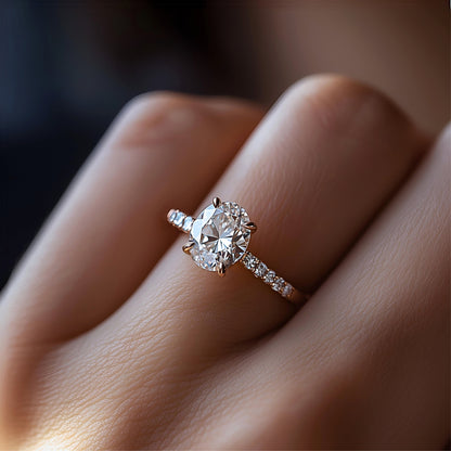 Ivory Blaze Promise Ring