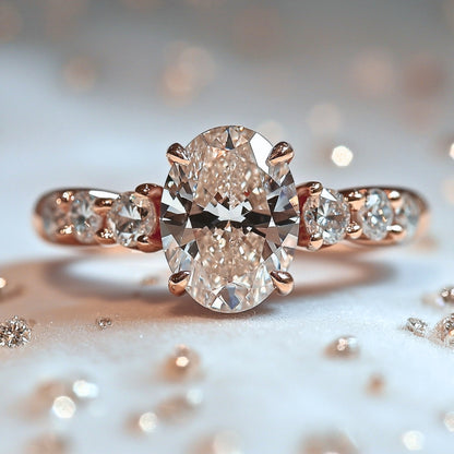 Snowfall Arc Engagement Ring
