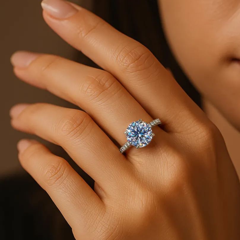 Celestial Flame Promise Ring