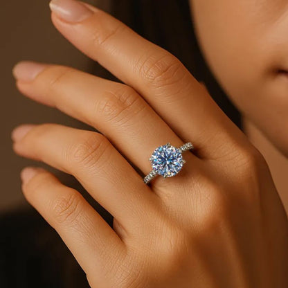 Celestial Flame Promise Ring