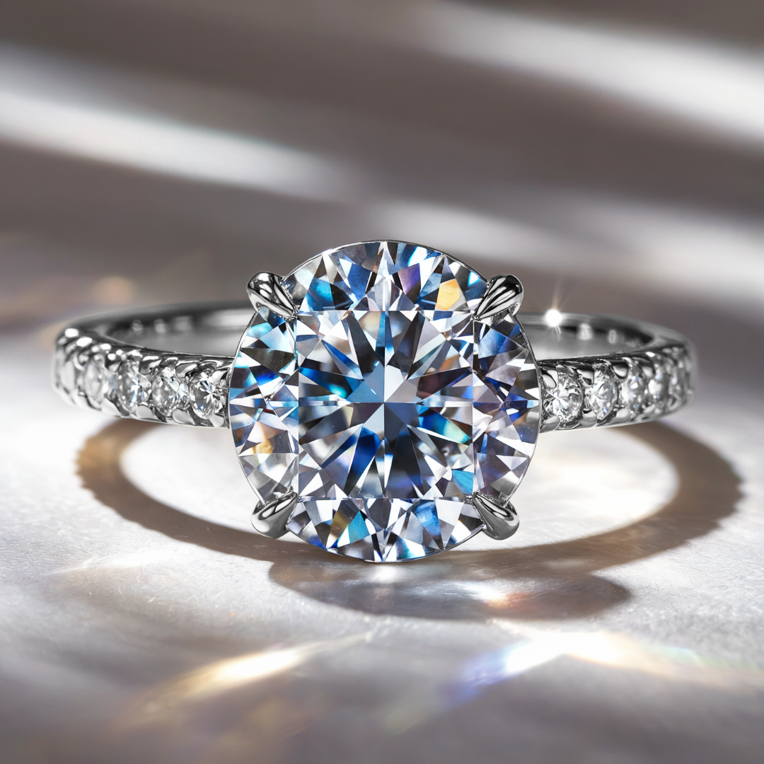 Celestial Flame Promise Ring