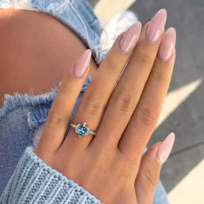 Sharp Ember Promise Ring