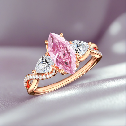 Frozen Blaze Promise Ring