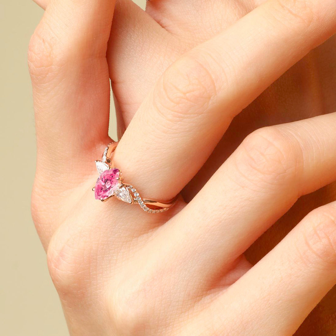 Frozen Blaze Promise Ring