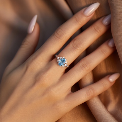 Glacial Spark Promise Ring