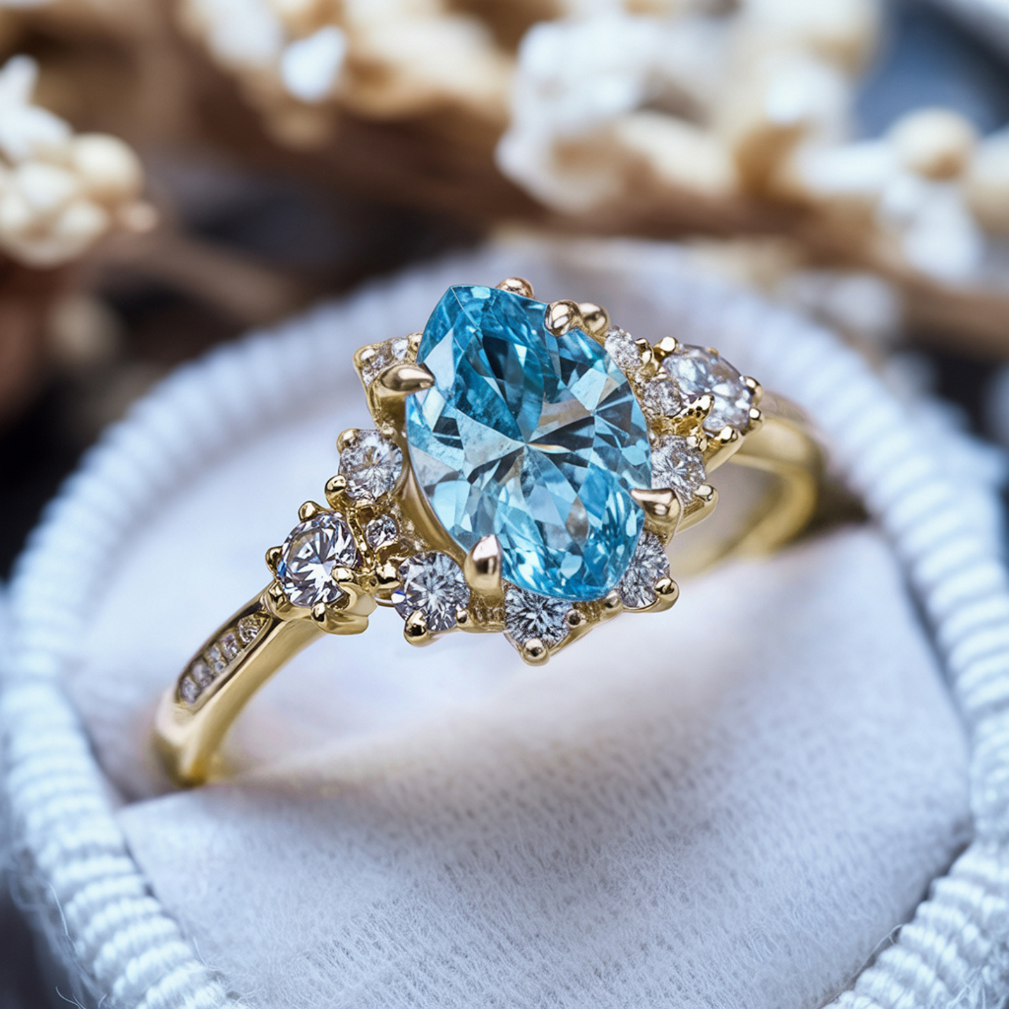 Glacial Spark Promise Ring