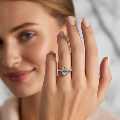 Iced Ember Promise Ring