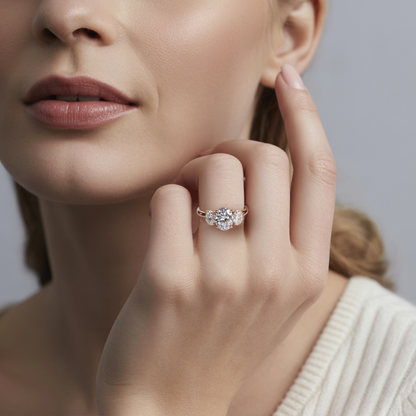 Angel Line Promise Ring