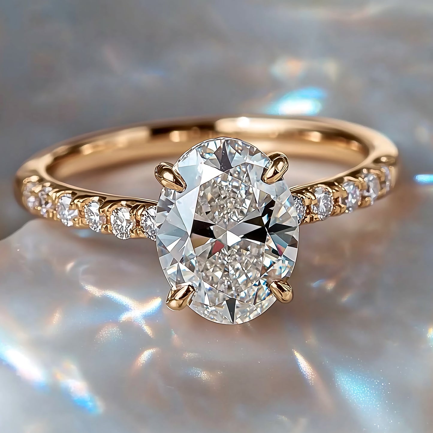 Ivory Blaze Promise Ring
