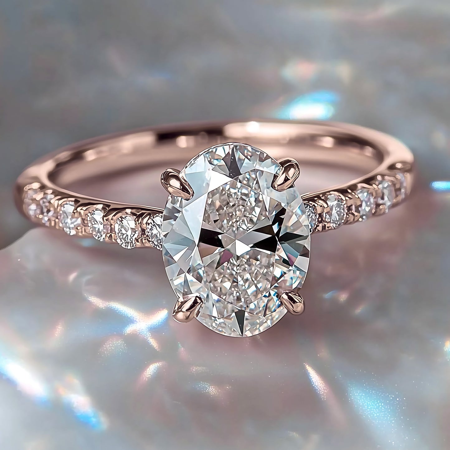 Ivory Blaze Promise Ring