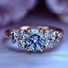 Aurora Wave 925 Sterling Silver Promise Ring