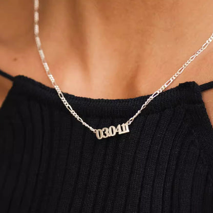 Custom Sterling Silver Name Necklace – Personalized Gift with Box Chain in Silver, Gold or Rose Gold