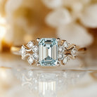 Frost Veil 925 Sterling Silver Engagement Ring