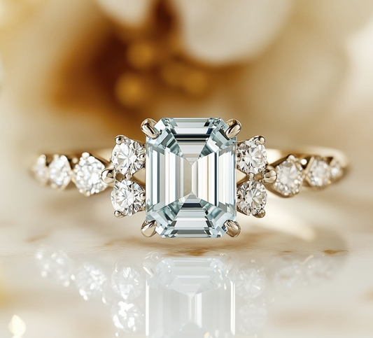 Dewdrop Spark Engagement Ring