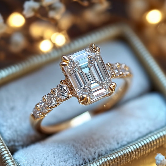 Icy Prism Engagement Ring