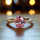 Starlit 18K Yellow Gold Promise Ring